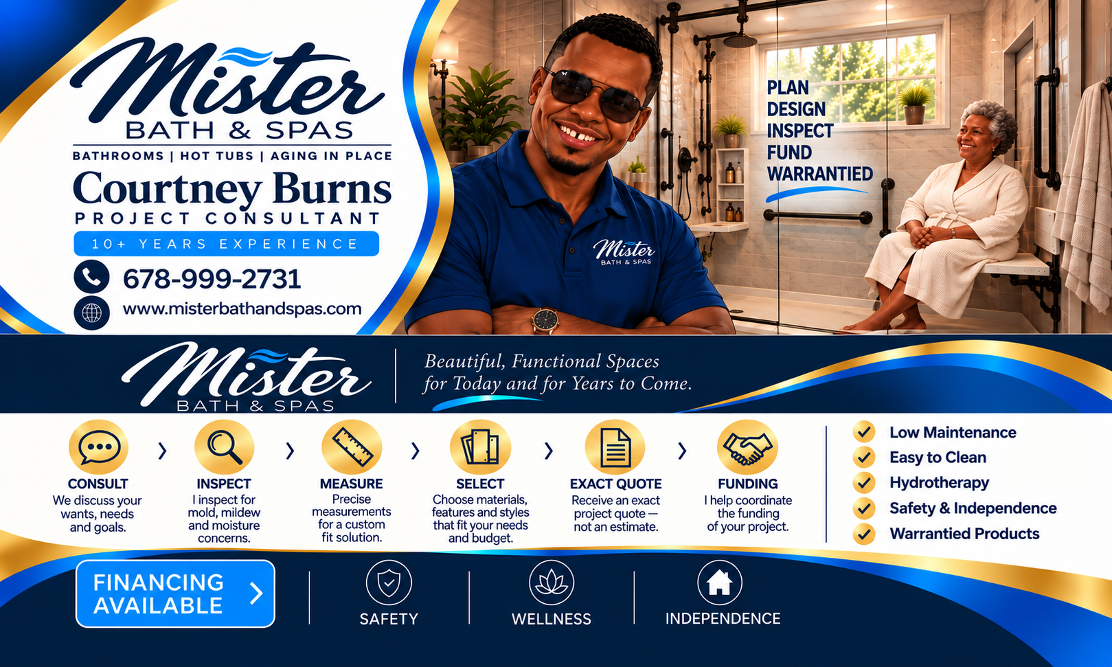 Mister Bath & Spas — Bathrooms, Hot Tubs, Aging in Place